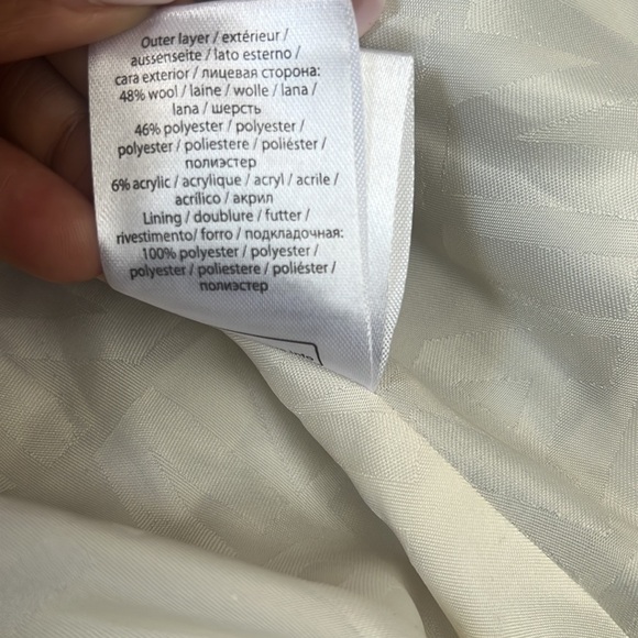 Remain Birger Christensen Lona Boxy Crop Knit Tweed Jacket Aegean Blue Comb nwot - Picture 15 of 15